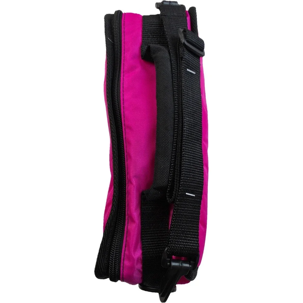 Arctic Zone Insulated Lunch Bag Pink Black Shoulder Strap New 10x 7.5 x 3